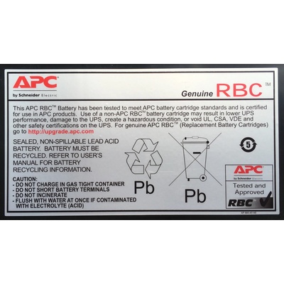 APC náhradní bateriový modul RBC17 pro UPS – Hledejceny.cz