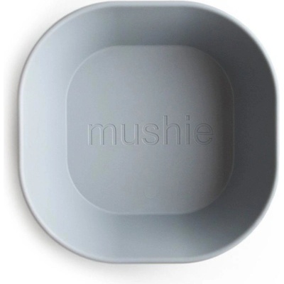 Mushie hranatá miska 2 kusy Cloud 13 cm