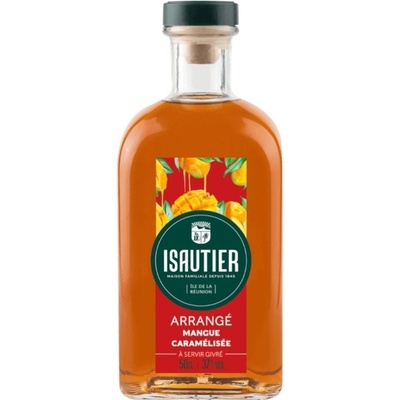 Isautier Arrangé Caramelized Mango 40% 0,5 l (holá láhev)