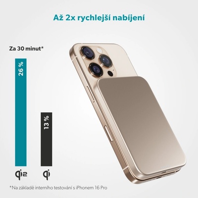 Epico EM51 Qi2 5000 titanová