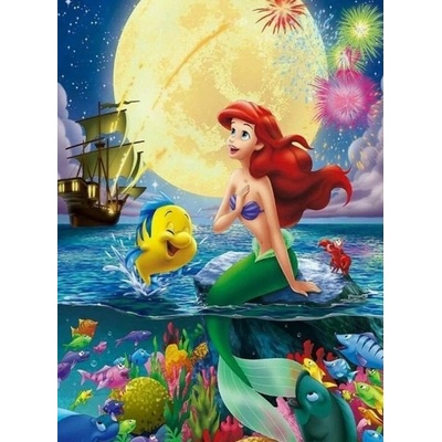 Norimpex Diamantové malování Malá mořská víla Ariel 30 x 40 cm – Hledejceny.cz