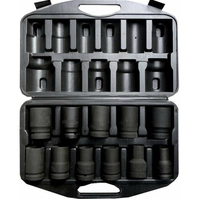 Kľúč GEKO Sada nástrčných hlavíc 1", 11ks, 17-41mm (G10076)