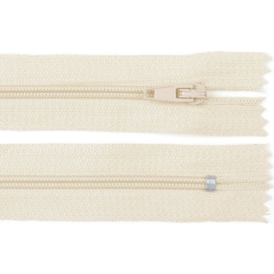 Spirálový zip No 3 délka 35 cm pinlock Varianta: 306 béžová nejsv., Balení: 1 ks