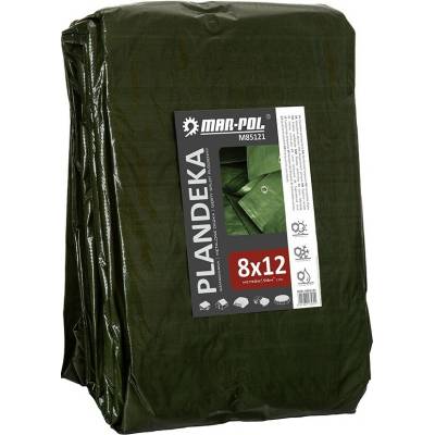 Pro-Tech shop Krycí plachta 8x12m hrubá zelená 120g/m2