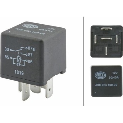 Relé pracovného prúdu HELLA 4RD 965 400-027