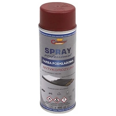 Champion základná farba v spreji 400 ml RAL 3009 červená oxidová