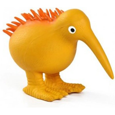 Kiwi Walker latex Whistle Kiwi Baby oranžová 7 x 12 x 9 cm