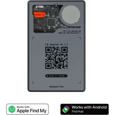 Rolling Square AirCard Pro Dual (Apple, Android) (ACP03R) sivý