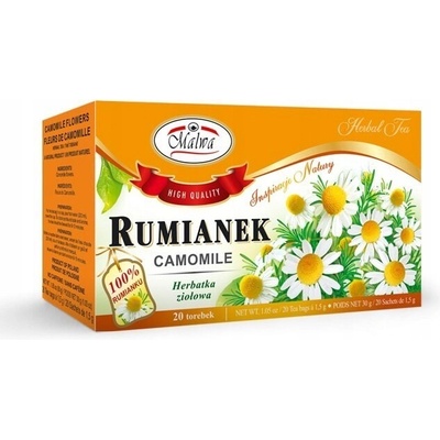 Malwa bylinkový čaj harmanček 30 g 20 x 1,5 g