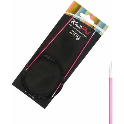 Knitpro Zing kruhové ihlice na pletenie 150 cm 2 mm