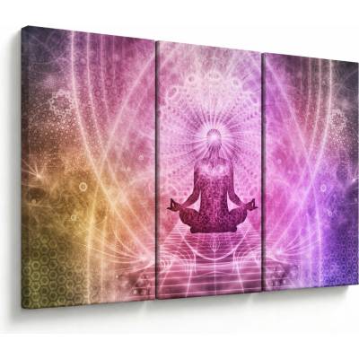 Obraz meditácie, trojdielne 120x80 cm