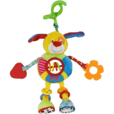 Baby Mix plyšová hračka s hrkálkou macko