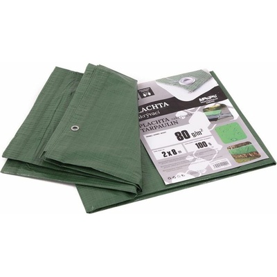 MASIPRO Plachta 80 g ZELENÁ 2 x 8 m