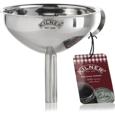 KILNER nerezový trychtýř se sítkem 13x11,5cm 0025.411