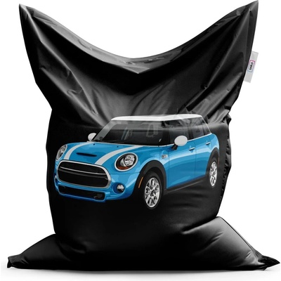Sablio sedací vak Mini sedan Černé pozadí 150x100 cm