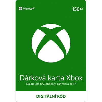 Microsoft Xbox predplatená karta 150 Kč