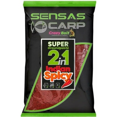 Sensas Zmes na pastu Super Groundpaste 2in1 Indian Spicy 1kg Sensas