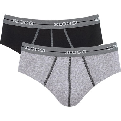 Sloggi Men slipy START MIDI C2P BOX M013 Grey – Hledejceny.cz