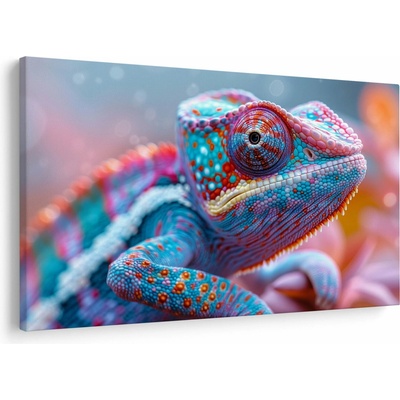 Obraz - Sfarbený chameleón, jednodielne 150x100 cm
