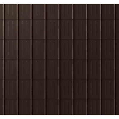 Prefa Falcovaná taška 600 x 420 Základní šablona stucco P.10 Oříškově hnědá