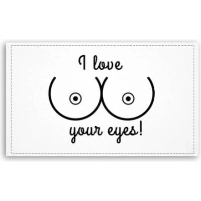 Fotoobraz 120x70 cm velký I love your eyes