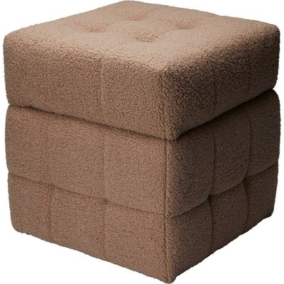 HOMESTYLING Taburet s úložným prostorem 38x38x37 cm bílá KO-NB1510850bila