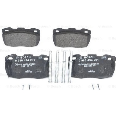 BOSCH Sada brzdových platničiek kotúčovej brzdy 0986494291