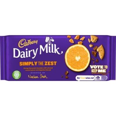 Cadbury Dairy Milk Simply The Zest 19 x 110 g