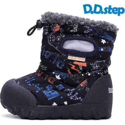 D.D. Step chlapčenské zimné snehule P079-42309 Black