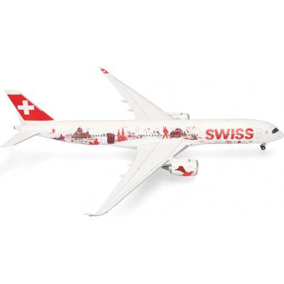Herpa A350941 Swiss "Wanderlust Colors Named "Lausanne 1:200