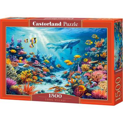 Castorland Korálová vesnice Coral Village 1500 dílků