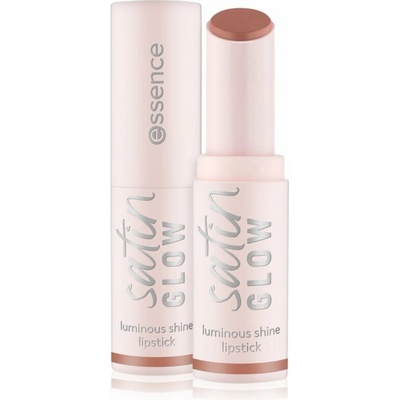 essence satin GLOW krémová rtěnka se saténovým finišem 01 Whole Latte Love 3,5 g