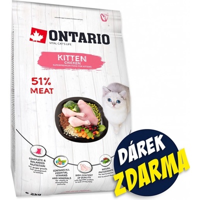 Ontario Kitten Chicken 2 kg – Hledejceny.cz