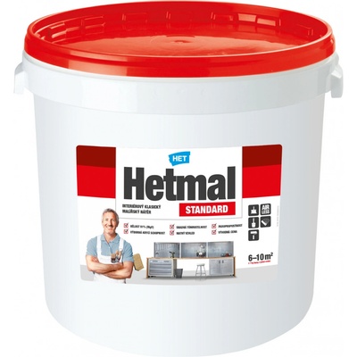 HET HETMAL STANDARD interiérová barva bílá 7 kg + 1 kg