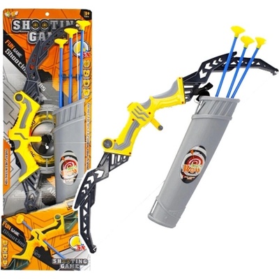 CreativeToys Dětský luk se šípy, toulcem a štítem - 1 kus