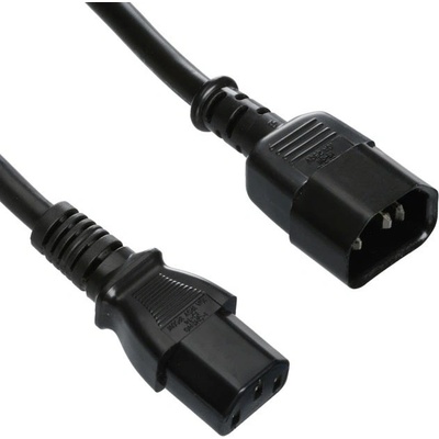 PremiumCord Prodlužovací kabel - síť 230V, IEC 320 C13 - C14, 3 m