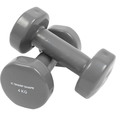 Sharpshape Pogumovaná jednoruční činka 4 kg