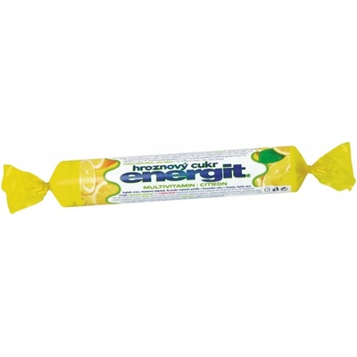 Energit hroznový cukor MULTIVITAMÍN, Citrón pastilky 17 ks 37,4 g