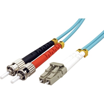 Roline 21.15.8720 Optický patch, LC-ST 50/125 (multimode), duplex, OM3, 0,5m