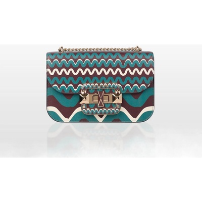 Cromia IT MAELLE kožená crossbody kabelka gaštanová
