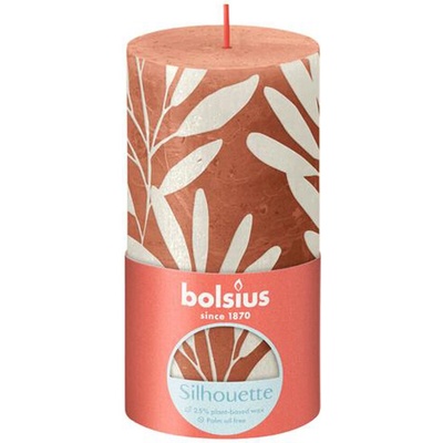 Bolsius Rustikální korálová/šalvěj 13cm
