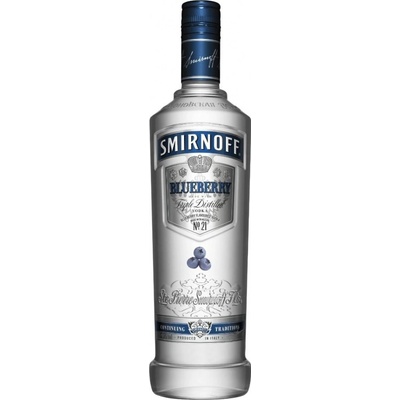 Smirnoff Blueberry 37,5% 1 l (holá láhev)