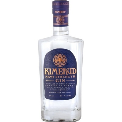 Kimerud Navy Strength Gin 57% 0,5 l (čistá fľaša)