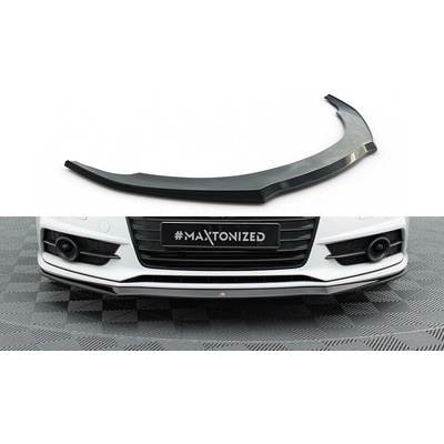 spoiler pod přední nárazník pro Audi A7, S7 C7 FL Facelift, černý lesklý plast ABS – Hledejceny.cz