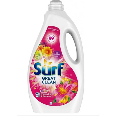 Surf prací gel na barevné prádlo 3 l