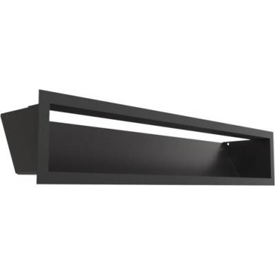 Kratki Mriežka LUFT 120 x 600 mm čierna 45S SF - plytká