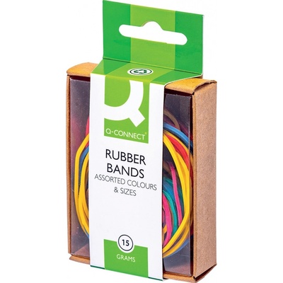 Gumičky q-connect 15 g mix barev a velikostí
