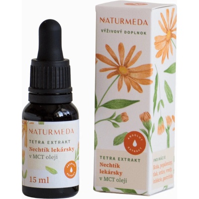 Naturmeda Měsíček lékařský Tetra bylinný extrakt 15 ml