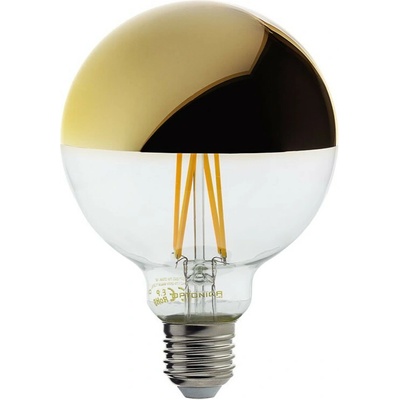 Optonica LED žárovka G95, E27, zlaté sklo, 7W, 800lm, 2700K