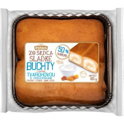 Penam Zo srdca sladké Buchty s náplňou tvarohovou s hrozienkami 180 g